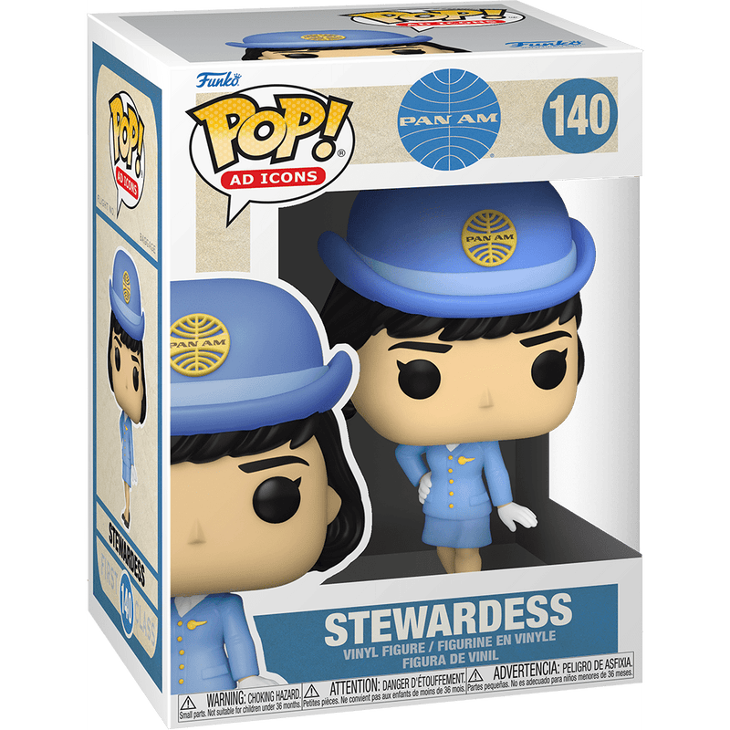 Funko Pop! Pan Am: Brunette Stewardess Vinyl Figure