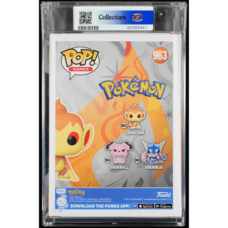 Funko Pop! Pokemon: Chimchar PSA Graded Vinyl Figure