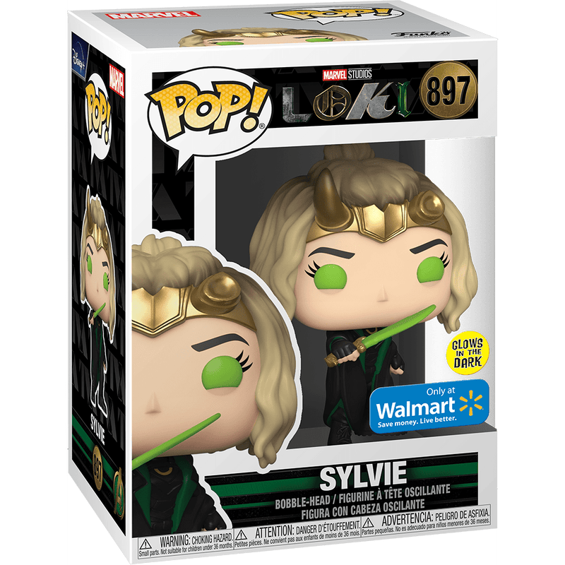 Funko Pop! Marvel Loki: Sylvie GITD (Walmart) Vinyl Figure