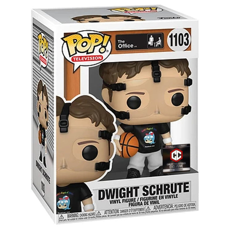 Funko Pop! The Office: Dwight Schrute with Basketball (Chalice Collectibles) Vinyl Figure