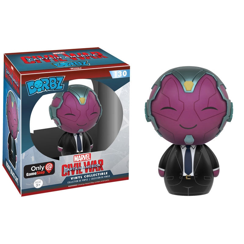 Funko Dorbz Marvel Captain America Civil War: Vision [Black Suit] (GameStop) Vinyl Figure