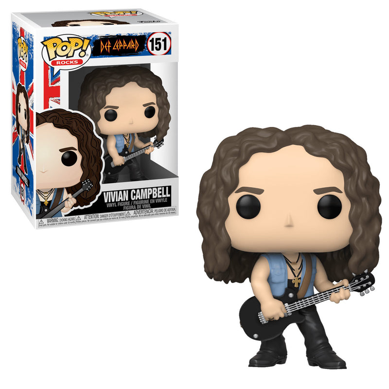 Funko Pop! Vinyl Def Leppard: Vivian Campbell Vinyl Figure