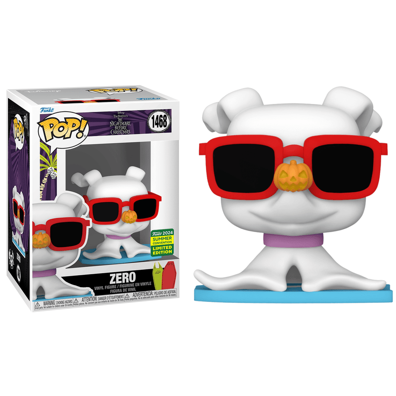 Funko Pop! Disney The Nightmare Before Christmas: Zero with Sunglasses (2024 Summer Convention) Vinyl Figure