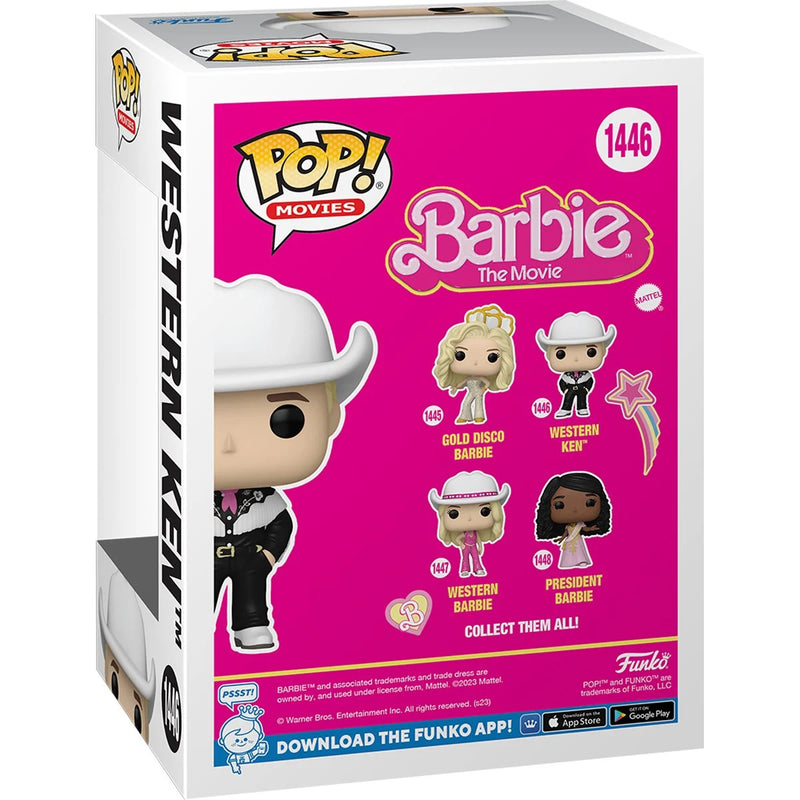 Funko Pop! Barbie the Movie: Western Ken Vinyl Figure