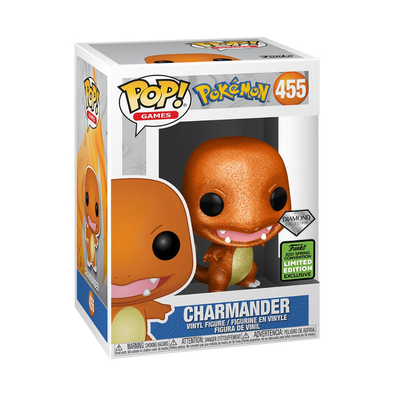 Funko Pop! Pokemon: Diamond Charmander (2021 Spring Convention) Vinyl Figure