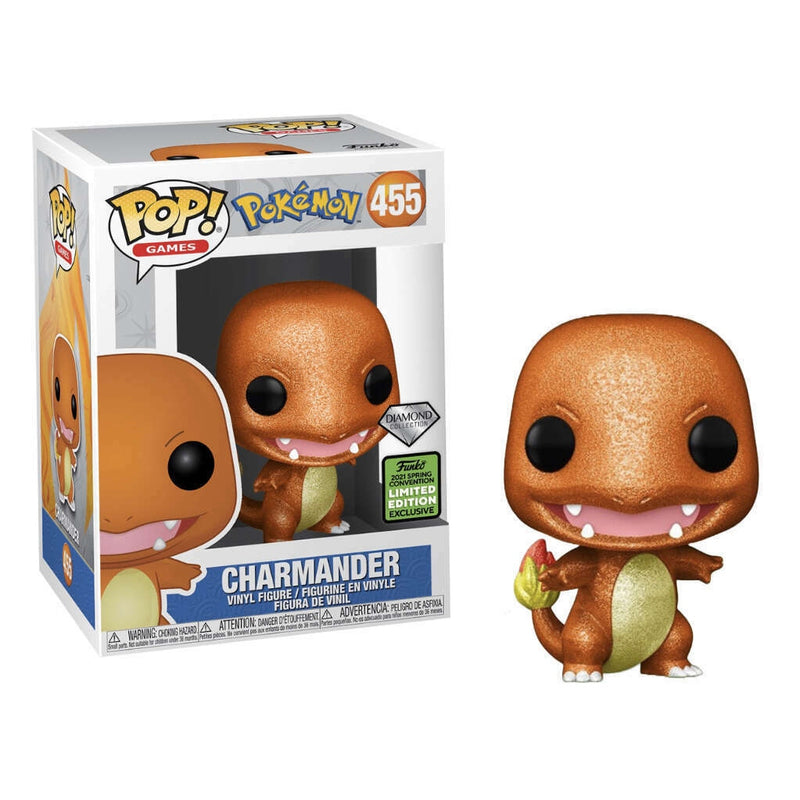 Funko Pop! Pokemon: Diamond Charmander (2021 Spring Convention) Vinyl Figure