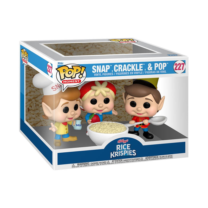 Funko Pop! Moment Kelloggs Rice Krispies Snap, Crackle, and Pop Vinyl Figure