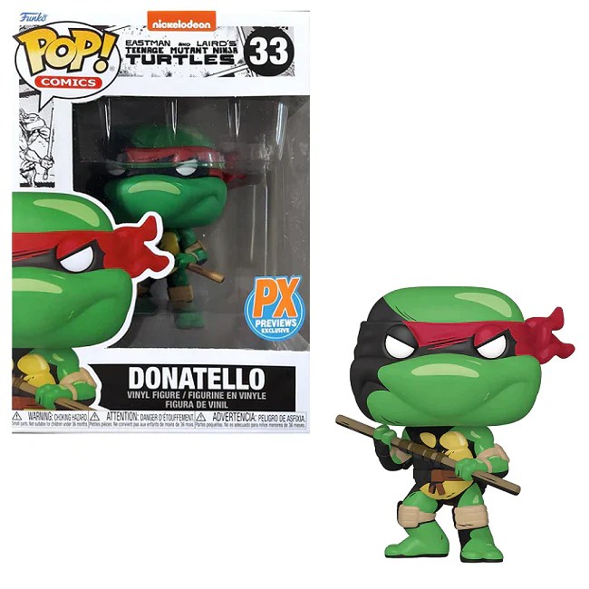 Funko Pop! Teenage Mutant Ninja Turtles: Comic Donatello (PX)