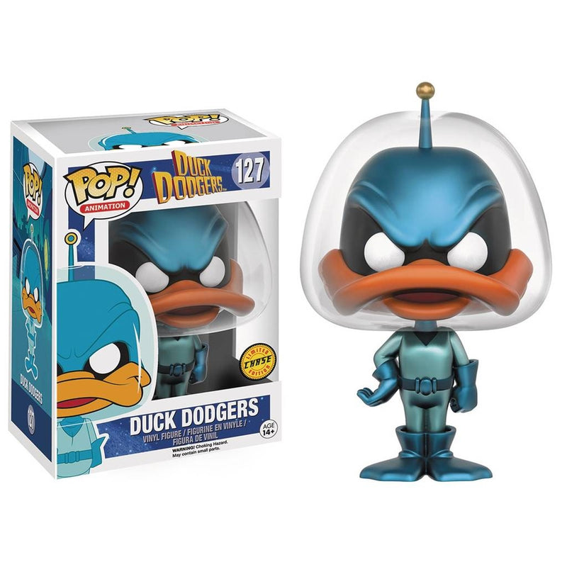 Funko Pop! Duck Dodgers: Duck Dodgers Limited Edition Metallic Chase Vinyl Figure