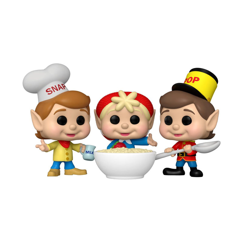 Funko Pop! Moment Kelloggs Rice Krispies Snap, Crackle, and Pop Vinyl Figure