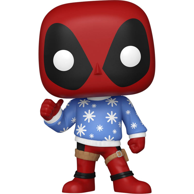 Funko Pop! Marvel Deadpool: Holiday Deadpool in Sweater Vinyl Figure