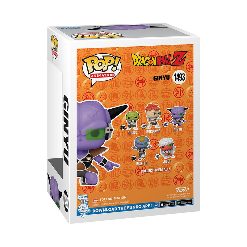 Funko Pop! Dragon Ball Z: Ginyu Glow in the Dark EE Exclusive Vinyl Figure