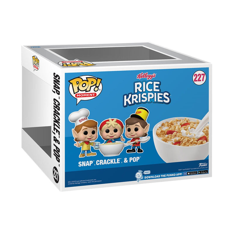 Funko Pop! Moment Kelloggs Rice Krispies Snap, Crackle, and Pop Vinyl Figure