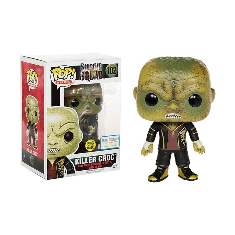 Funko Pop! DC Suicide Squad: Killer Croc Glow in the Dark (Barnes & Noble Exclusive) Vinyl Figure