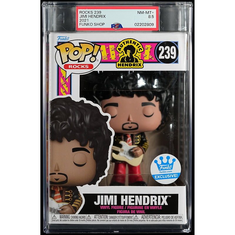 Funko Pop! Jimi Hendrix: Jimi Hendrix PSA Graded Vinyl Figure