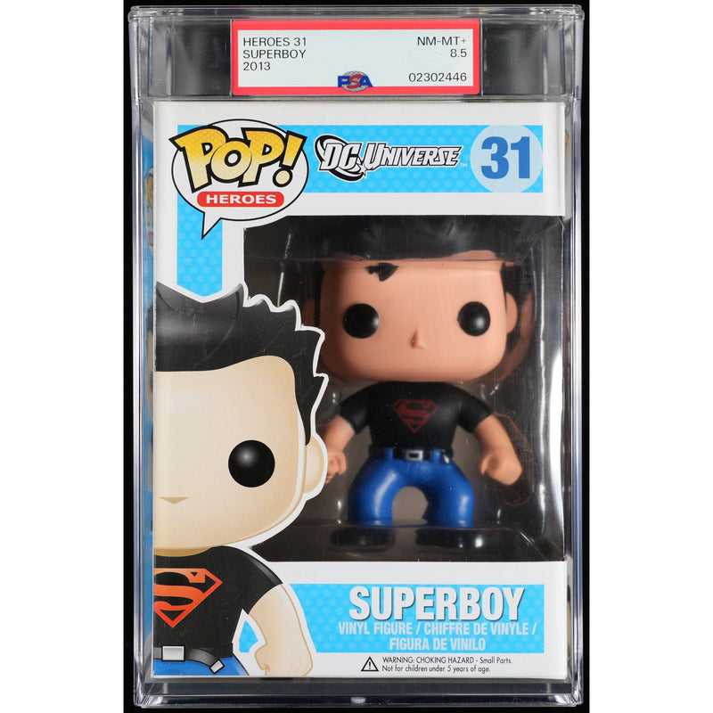 Funko Pop! DC Universe: Superboy PSA Graded Vinyl Figure