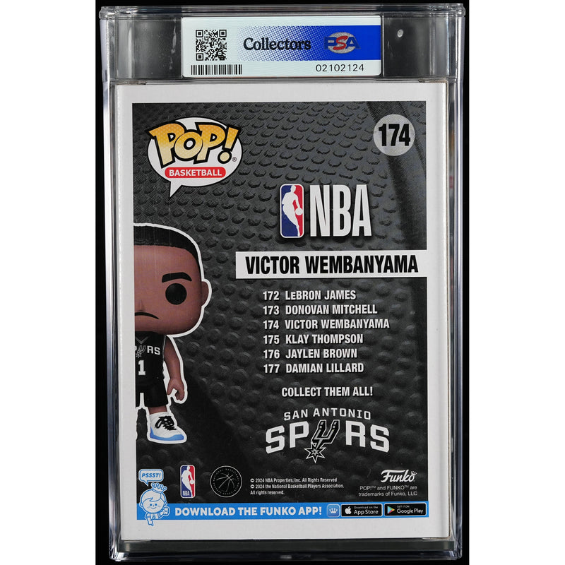 Funko Pop! San Antonio Spurs: Victor Wembanyama PSA Graded Vinyl Figure