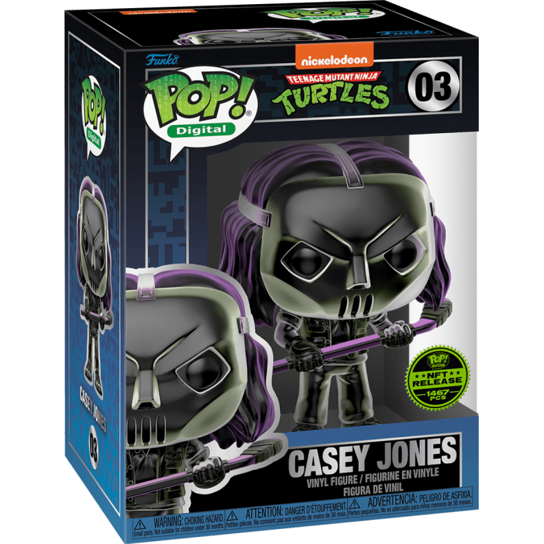 Funko Pop! Digital Teenage Mutant Ninja Turtles: Casey Jones