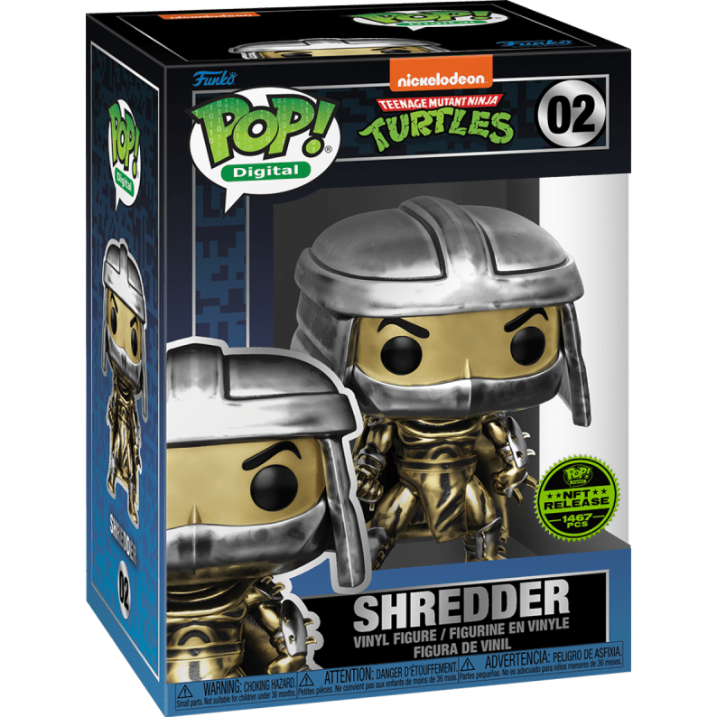 Funko Pop! Digital Teenage Mutant Ninja Turtles: Shredder