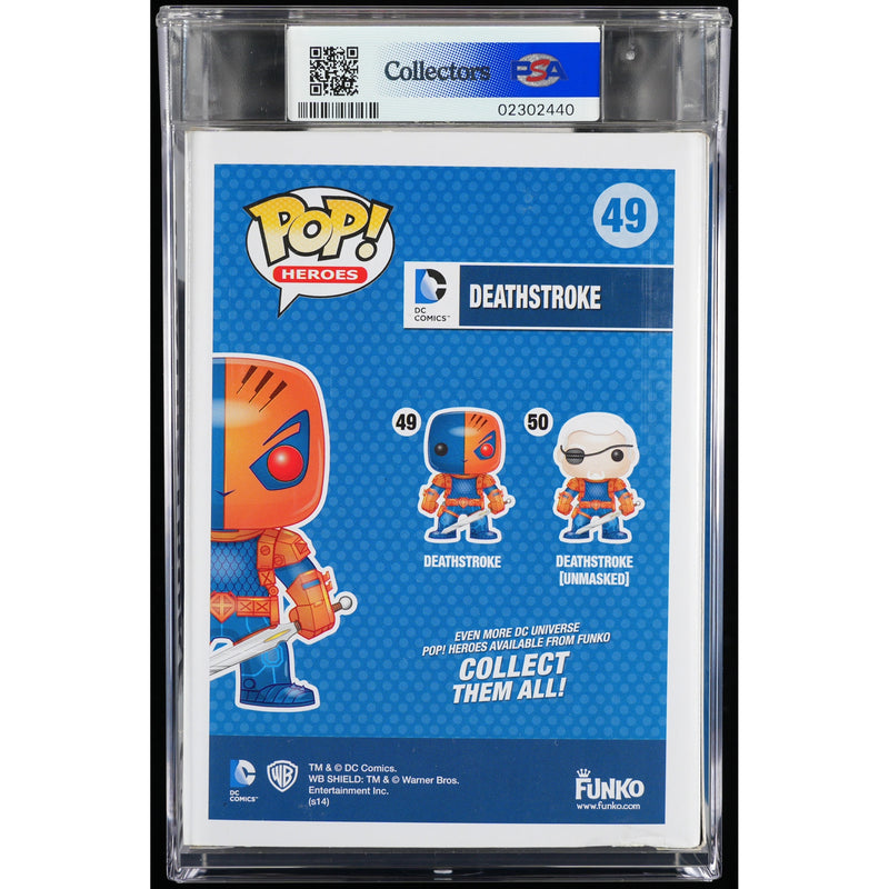 Funko Pop! DC Comics: Deathstroke PSA Graded Vinyl Figure