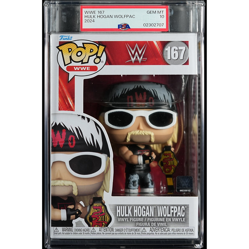 Funko Pop! WWE: Hulk Hogan Wolfpac PSA Graded Vinyl Figure