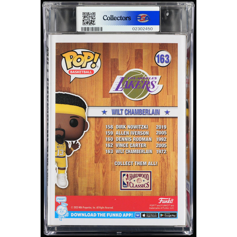 Funko Pop! NBA All Stars: Wilt Chamberlain PSA Graded Vinyl Figure