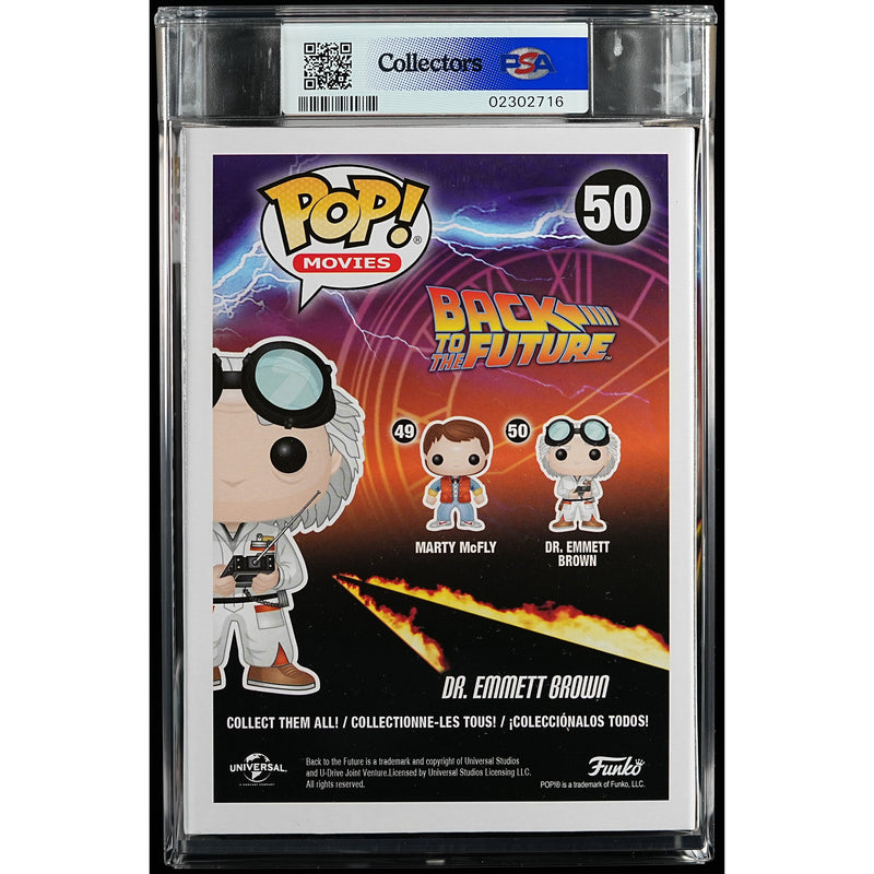 Funko Pop! Back to the Future: Dr. Emmett Brown PSA Graded Vinyl Figure