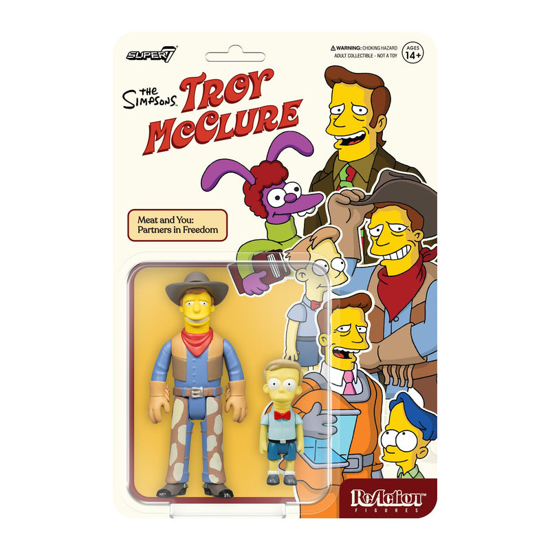 Super7 Reaction Figure: The Simpsons: Troy Mcclure (Meat and You)