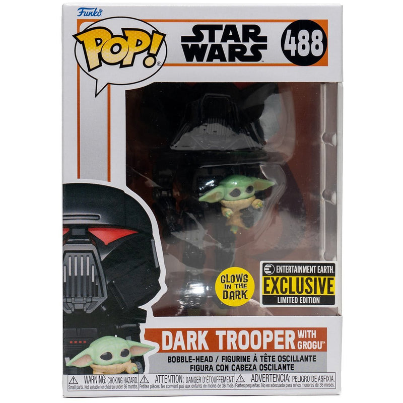 Star Wars The Mandalorian: Dark Trooper with Grogu