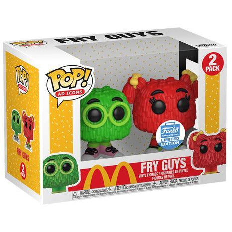 Funko Pop! Ad Icons McDonald's Fry Kids Green & Red Funko Limited Edition Vinyl Figure 2-Pack