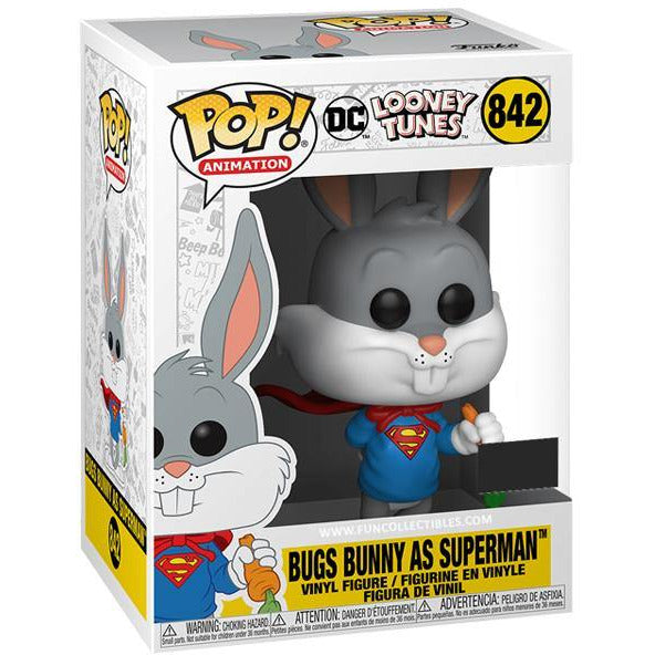 Funko Pop! DC Looney Tunes: Bugs Bunny as Superman FYE Exclusive Vinyl Figure