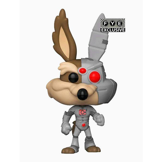 Funko Pop! DC Looney Tunes: Wile E. Coyote as Cyborg FYE Exclusive Vinyl Figure