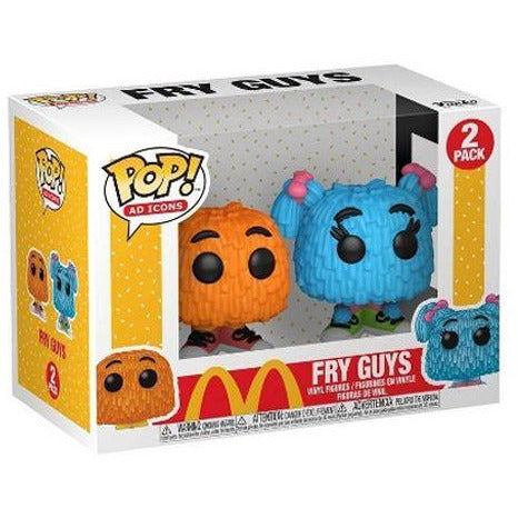 Funko Pop! Ad Icons McDonald's FRY GUYS (ORANGE & BLUE) 2 PACK