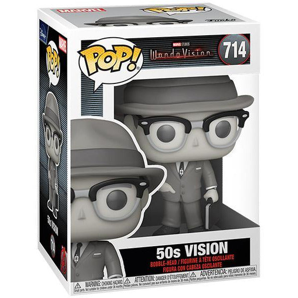 Funko Pop! Marvel WandaVision: 50s VISION (Black & White)