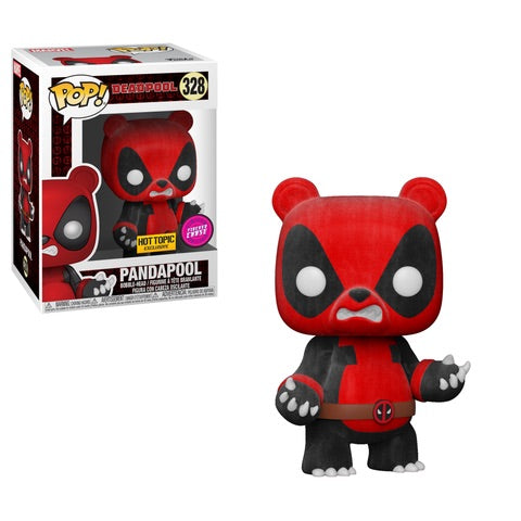 Funko Pop! Marvel Deadpool: Pandapool (Flocked) [Chase] Vinyl Figure