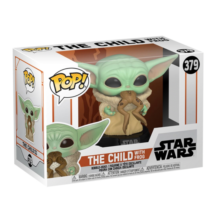 Funko Pop! Star Wars: Mandalorian The Child with Frog Vinyl Figure