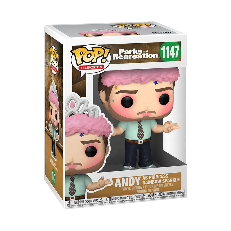 Funko Pop! Parks and Recreation: Andy as Princess Rainbow Sparkle