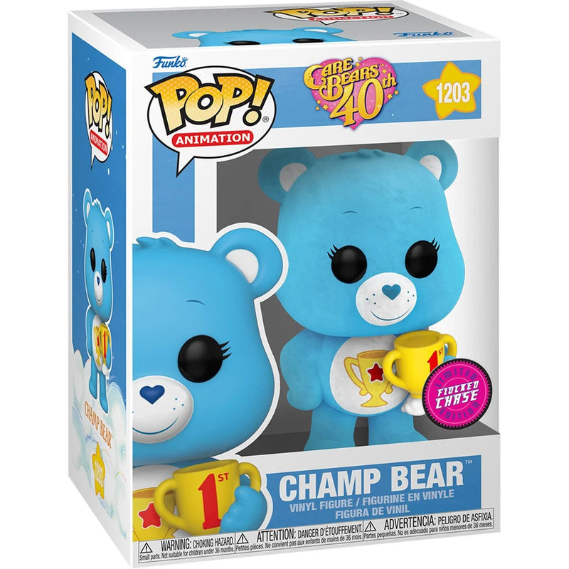 Care Bears 40th Anniversary Champ Bear Chase Funko Pop Vinyl Figure