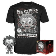 Funko POP! IT Collectors Box: Black and White Pennywise shirt and POP! (XL)