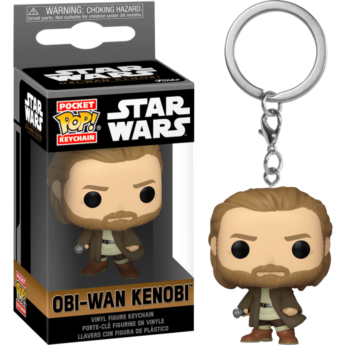 Star Wars Obi Wan Kenobi Funko Keychain Pocket Pop Vinyl Figure