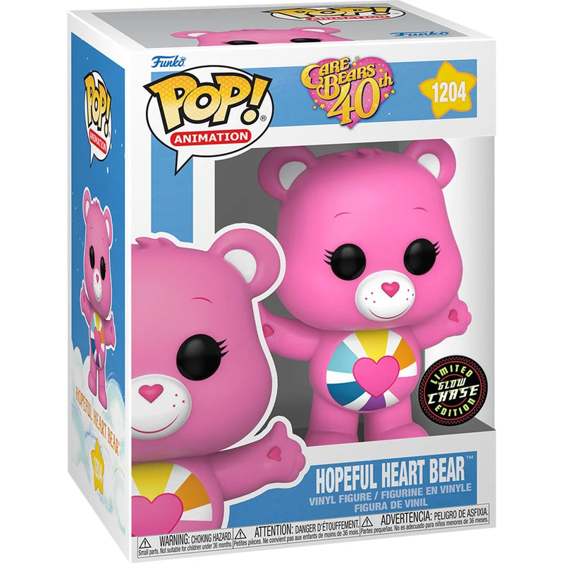 Care Bears 40th Hopeful Heart Bear Chase Funko Pop Vinyl Figure